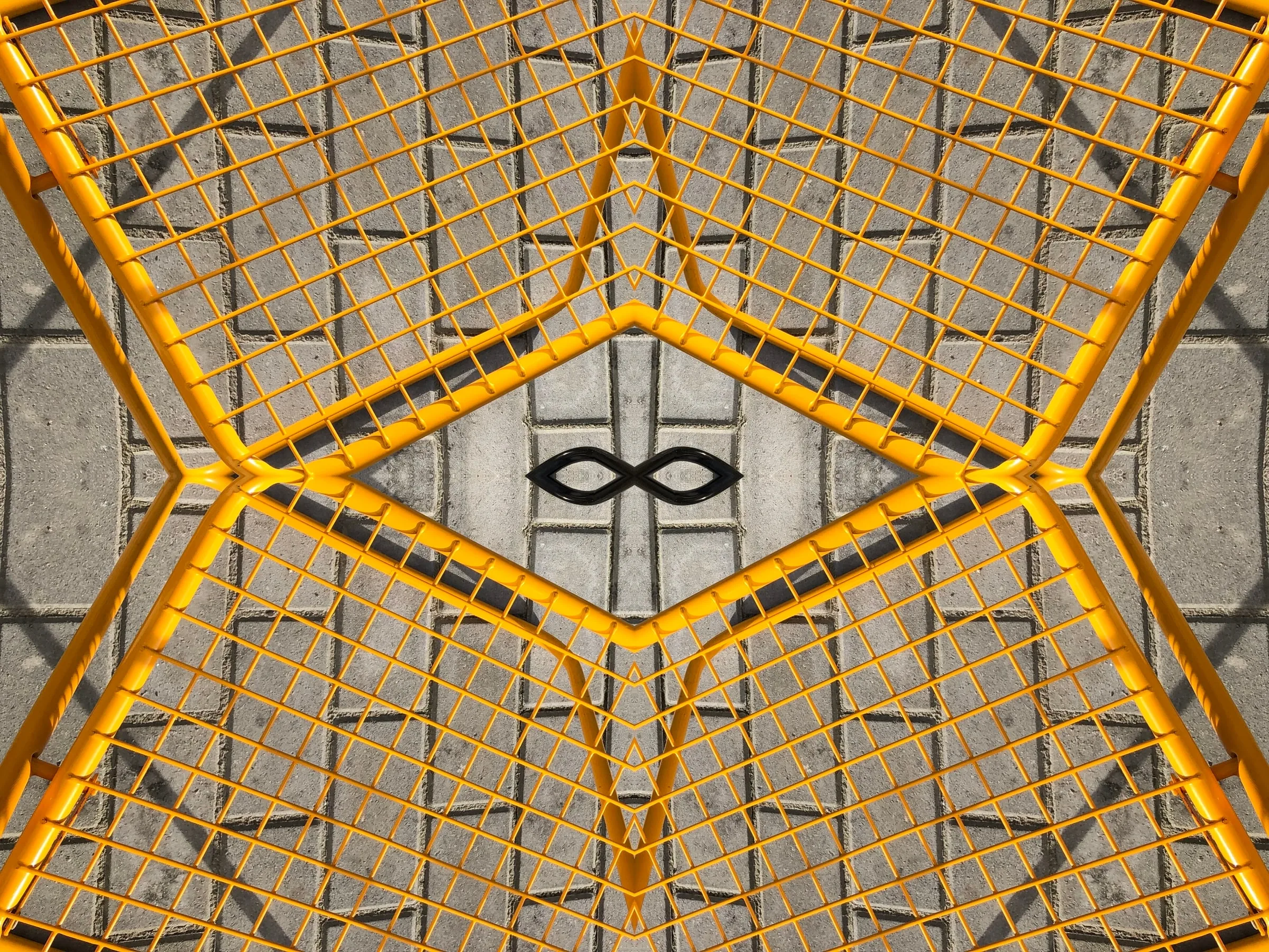 Mirrored № 12 — Symmetry, Reflection, Pattern. Photograph by Michael Damböck.