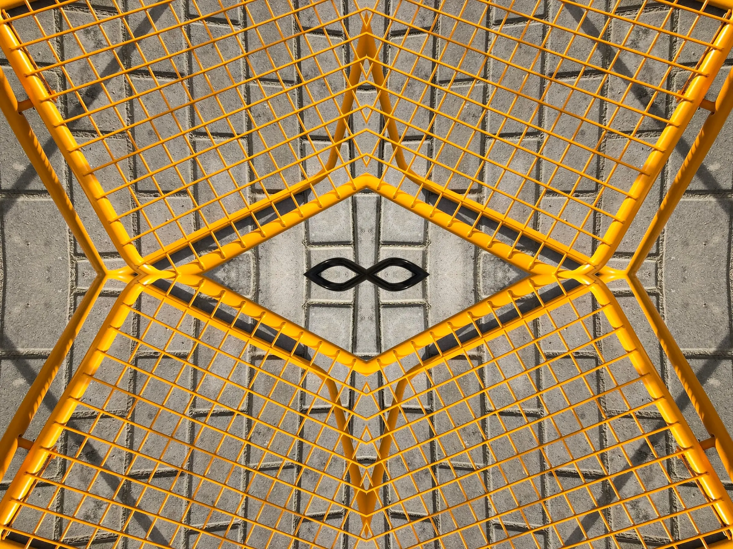 Mirrored № 12 — Symmetry, Reflection, Pattern. Photograph by Michael Damböck.