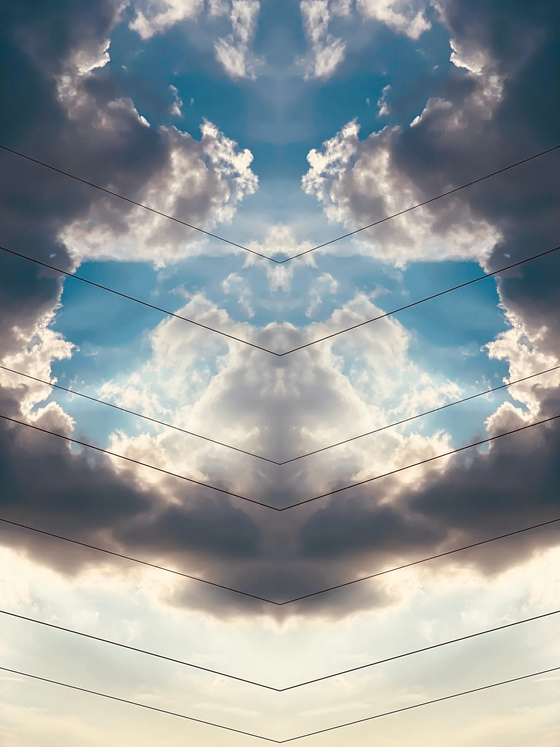 Mirrored № 14 — Symmetry, Reflection, Pattern. Photograph by Michael Damböck.