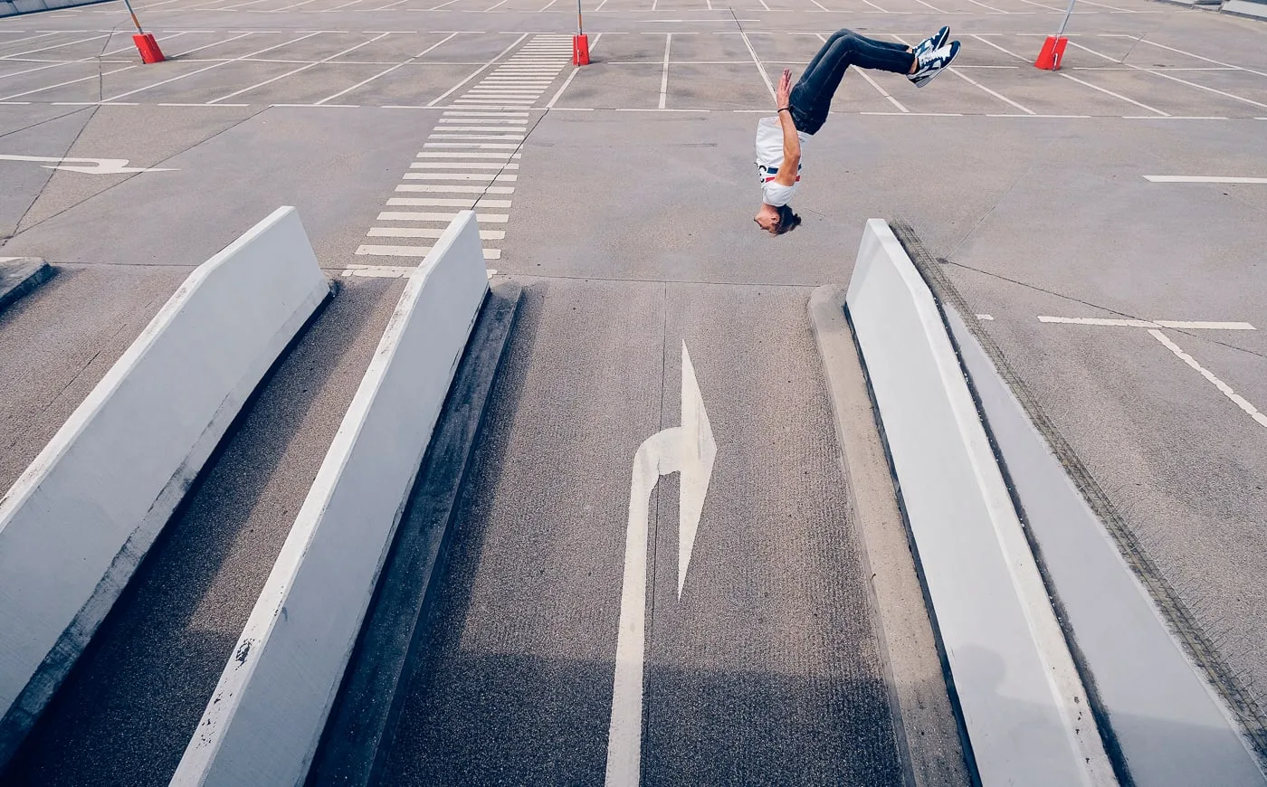 Parkour № 08 — Parkour, Action Sports, Movement. Photograph by Michael Damböck.