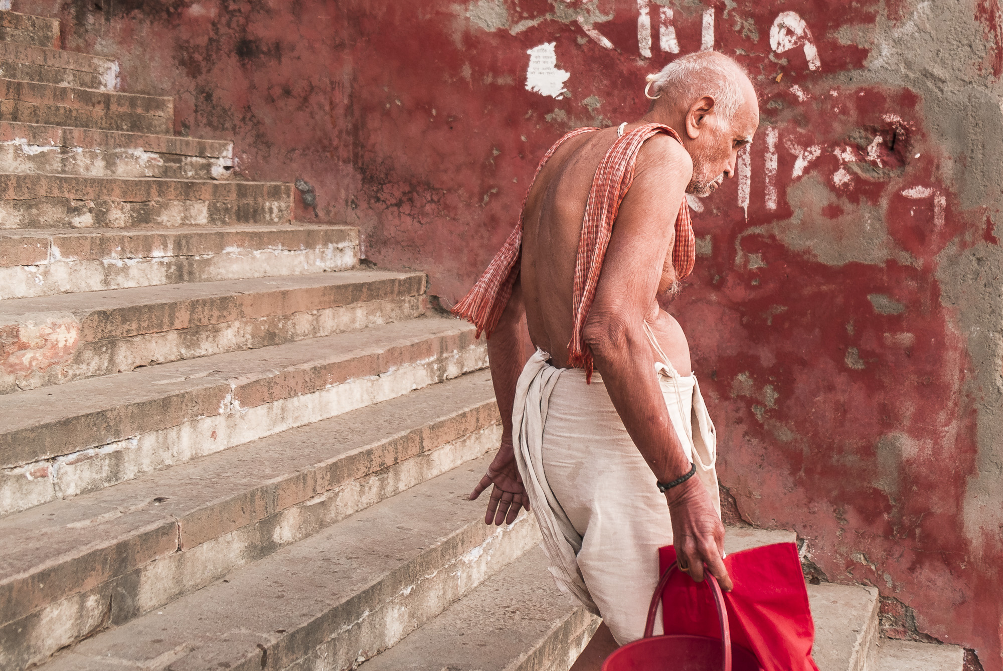 Baden in Varanasi